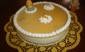 Csokoládékekszes baracktorta