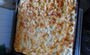 Csirkehúsos-tejfölös pizza