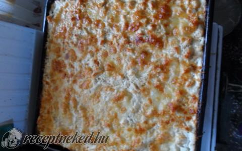 Csirkehúsos-tejfölös pizza