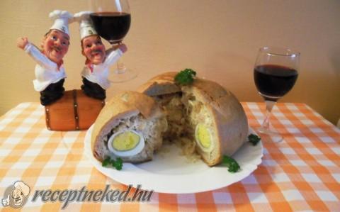 Sonkával töltött cipó