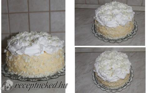 Madártej torta