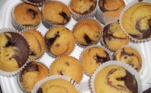 Márványos csokis muffin