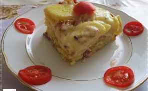 Burgonya gratin