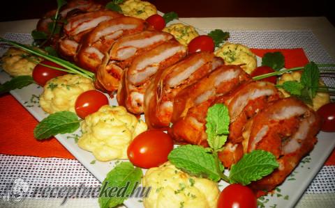 Kolbásszal töltött tarja