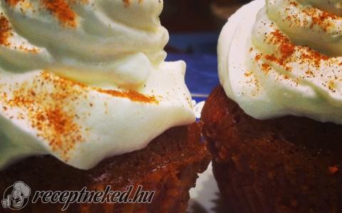 Piros muffin