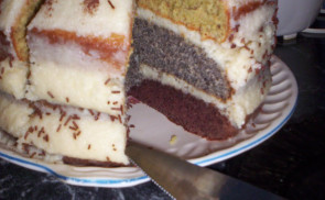 Csíkos torta