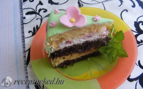 Cseresznyevirágos torta