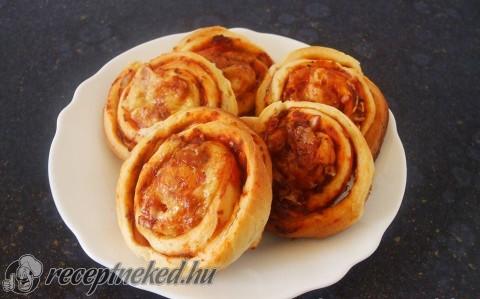 Pizzás csiga