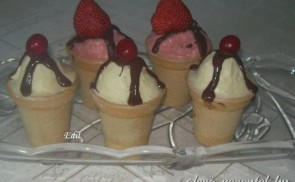 Cupcake fagylalt