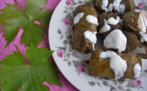 Szőlőleveles “tőtike”
