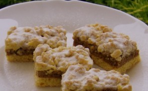 Dióhabos reszelt linzer