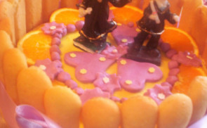 Narancs krémes torta