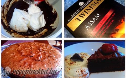 Twinings Assam csokis sütemény