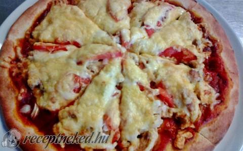 Taco-s csirkés pizza