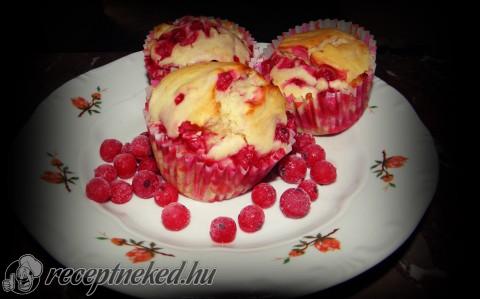 Ribizlis muffin