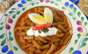 Zöldbab pörkölt