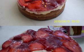 Epres-túrós-mascarpones torta