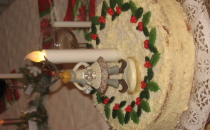 Kókuszos karácsonyi torta