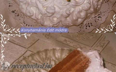 Tejszínes csokoládétorta