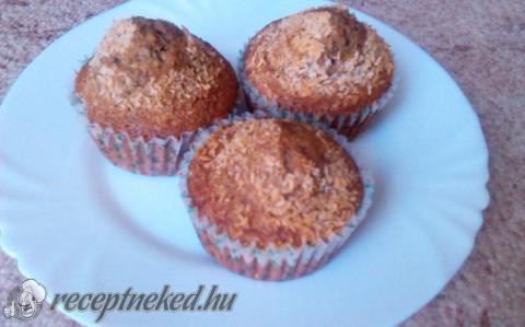 Kávés-kókuszos muffin