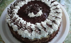 Gluténmentes kozáksapka torta