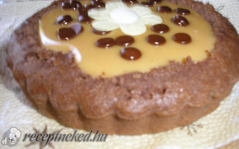 Kakaós-karamellás tortácska