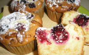 Feketeszedres muffin