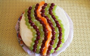 Vanília krémes diós torta
