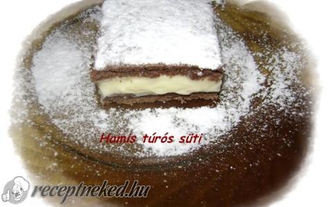 Hamis túrós süti