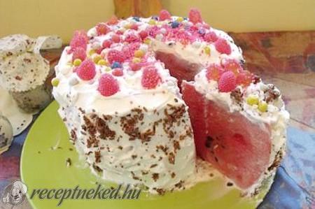 Görögdinnye torta
