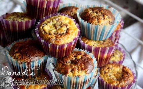 Búvár túrós muffin