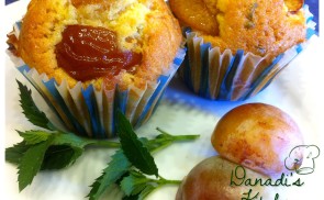 Citromos-mentás muffin ringlóval