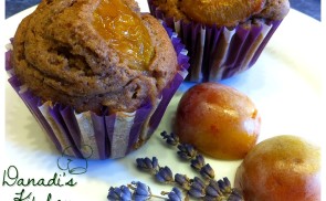 Kakakós-levendulás muffin ringlóval