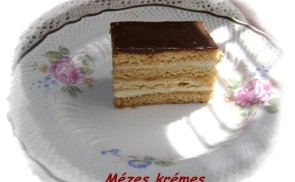 Zsuzsa mézes krémese