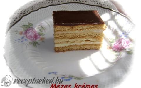 Zsuzsa mézes krémese