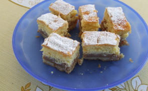 Almás-túrós pite