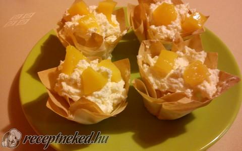 Mascarponés kosárkák