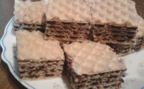 Gyors, csokis ostya