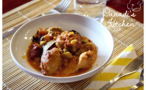 Pulykaragu parmezános-fenyőmagvas gombóccal