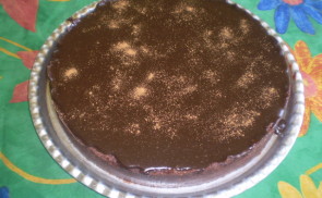 Fahéjas trüffel torta