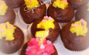 Csokis-banános cupcake