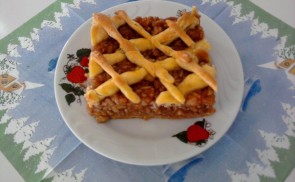Rácsos almás pite