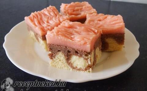 Puncsos kókuszos szelet