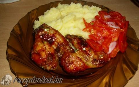 Ragacsos csirkeszárnyak
