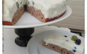 Szőlős-joghurt torta