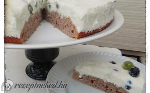 Szőlős-joghurt torta