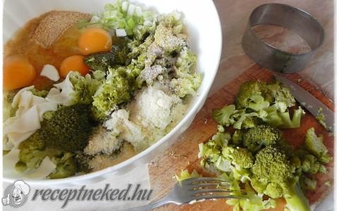 Parmezános brokkoli fasírt