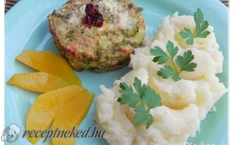 Parmezános brokkoli fasírt