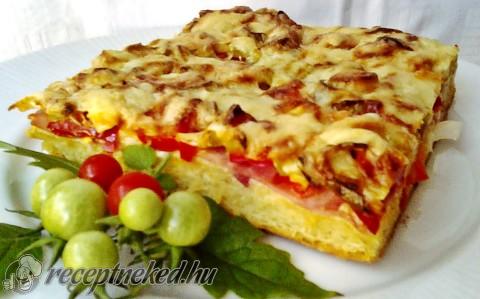 Baconos,sonkás,paprikás langalló