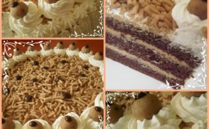Tejszínhabos gesztenyetorta